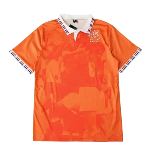 Camiseta Retro Países Bajos 1996 Local Versión Fan