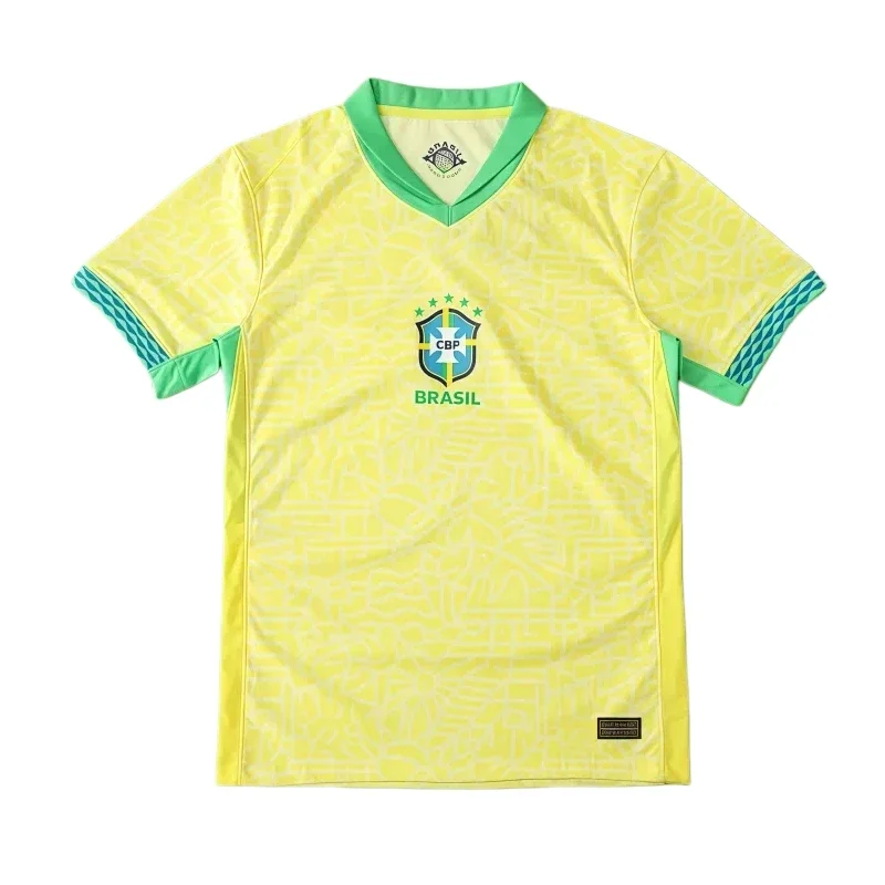 Camiseta de fútbol Brasil local temporada 2024 edición jugador