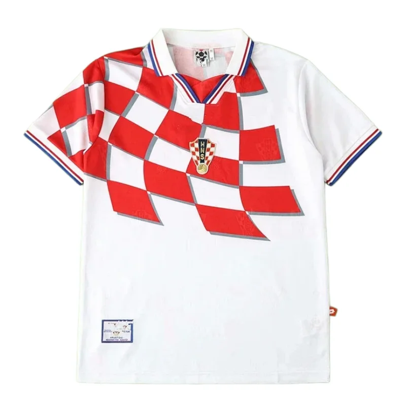 Camiseta Croacia 1998 Local Retro Versión Fan