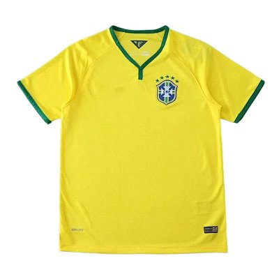 2014 season Brazil home retro Fan version