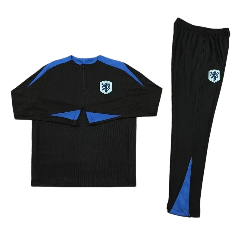 Conjunto de Entrenamiento Países Bajos Negro Versión Jugador 2024-25