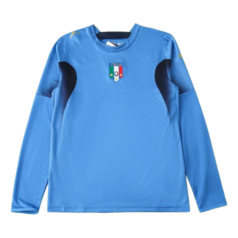 2006 season Italy home Long sleeved retro Fan version