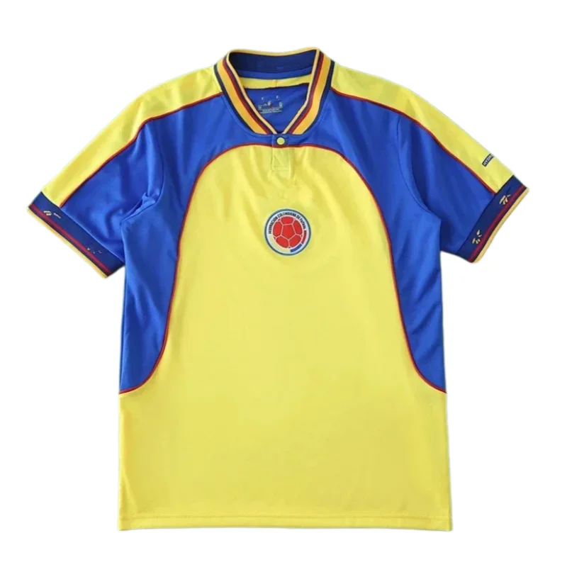 Camiseta Colombia 2001 Local Retro Versión Aficionado