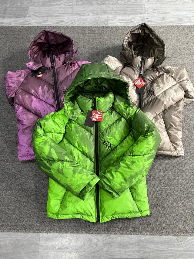 Unbranded Jackets DX 253-7 hooded color-changing padded jacket with handprint design product detail image 2