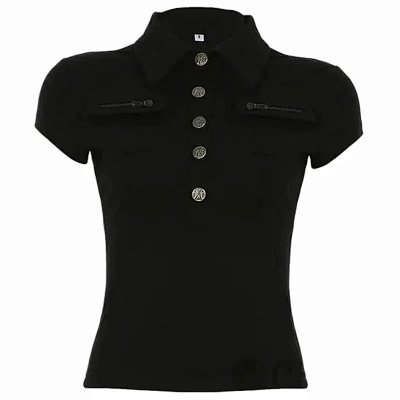 Retro stand-up collar short style