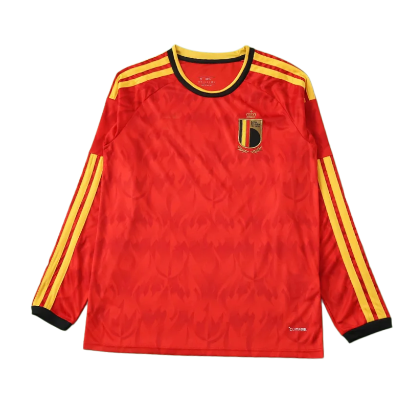 2026 FIFA World Cup Belgium home Long sleeved Fan version