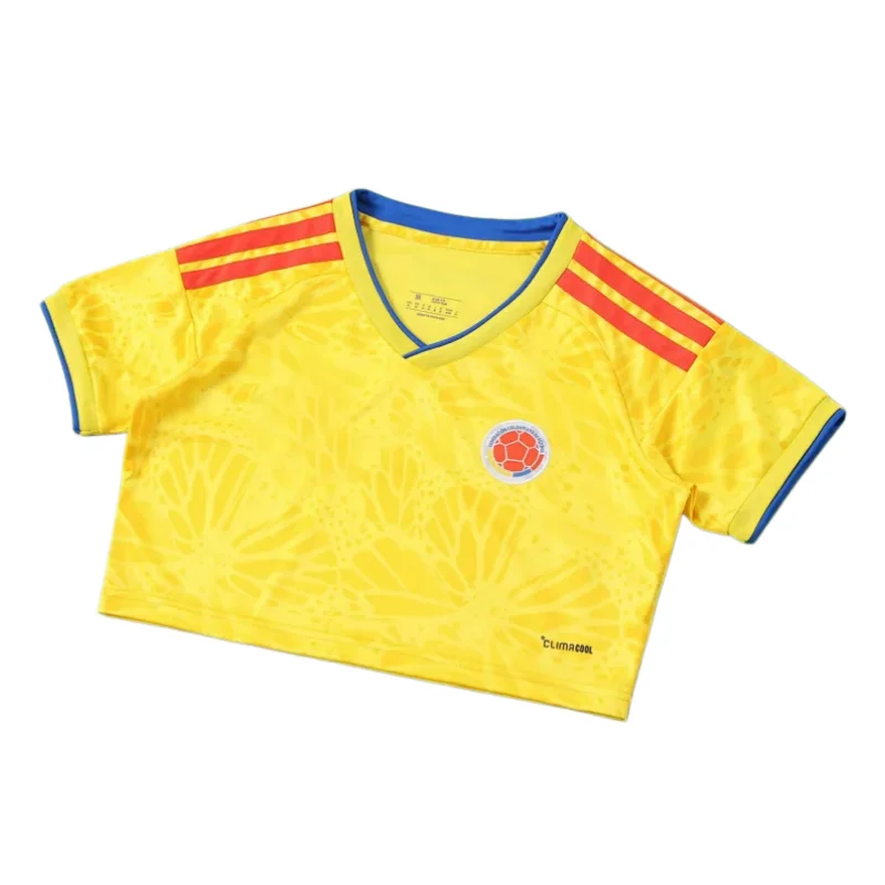 Camiseta Cropped Colombia Local Copa Mundial 2026