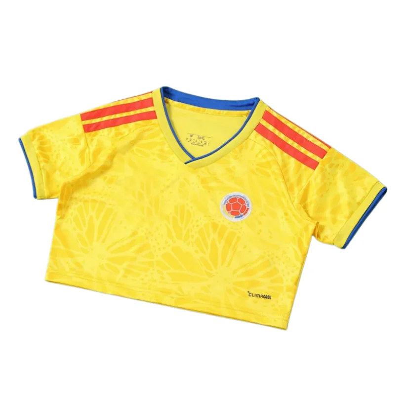 Camiseta Cropped Colombia Local Copa Mundial 2026