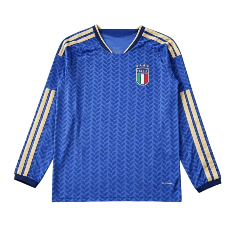 Camiseta Italia 2026 FIFA World Cup Local Manga Larga Versión Fan