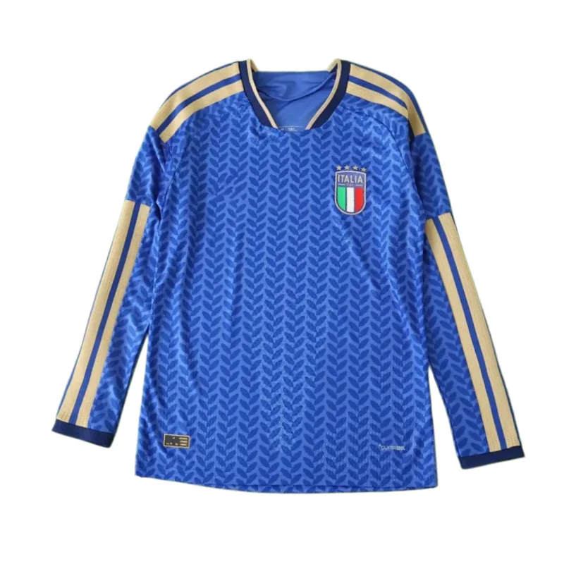 Camiseta Italia 2026 FIFA World Cup Local Manga Larga Versión Jugador