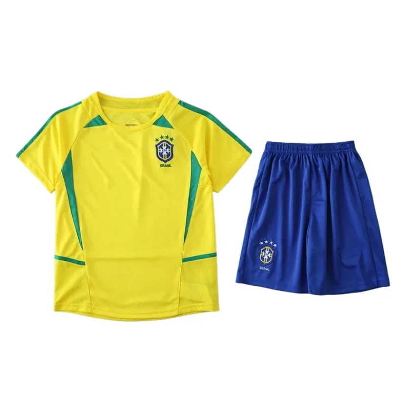 Kit de local Brasil 2002 retro para niños