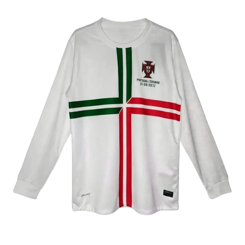Camiseta Retro Portugal Away 1213 Manga Larga Versión Fan