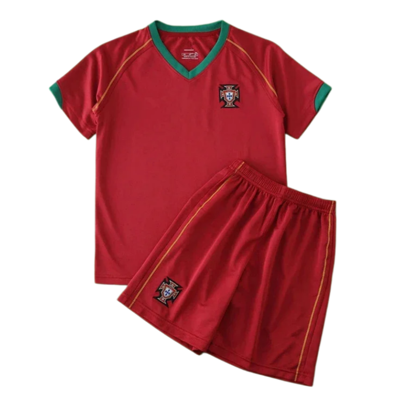 2006 Portugal home retro Kids kit