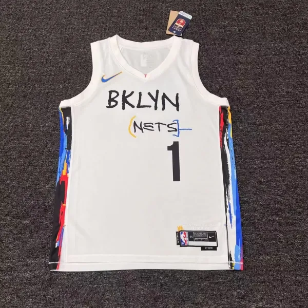 Nike x Jean-Michel Basquiat Brooklyn Nets City Edition Jersey - 1