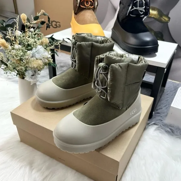 UGG Fluff It Snow Boots Army Green - 1