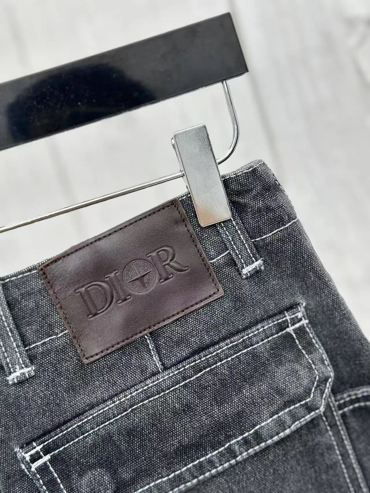 Saint Laurent Denim Workwear Jacket Gray - 42