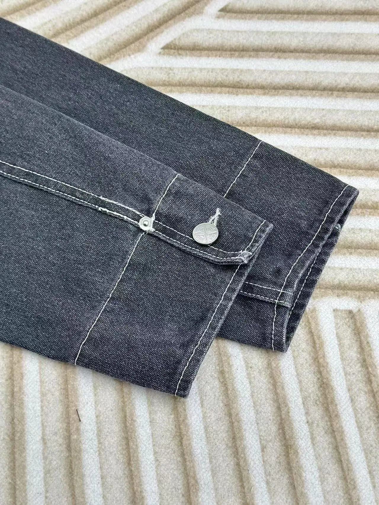 Saint Laurent Denim Workwear Jacket Gray - 20