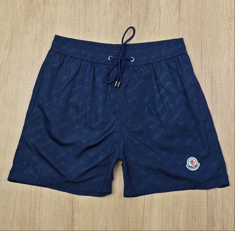 Moncler Monogram Print Black Swim Shorts - 5