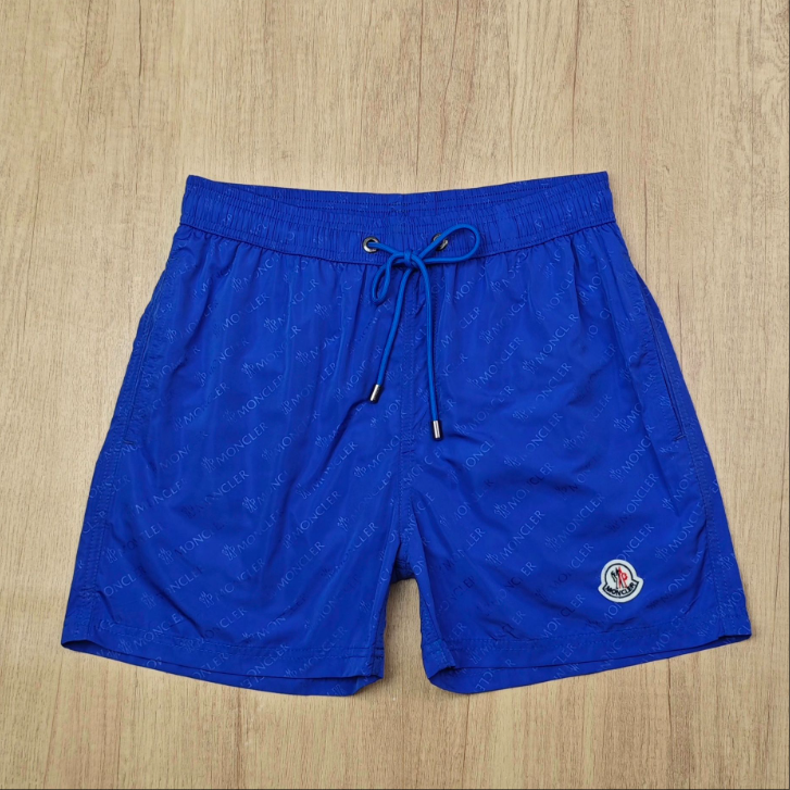 Moncler Monogram Print Black Swim Shorts - 10