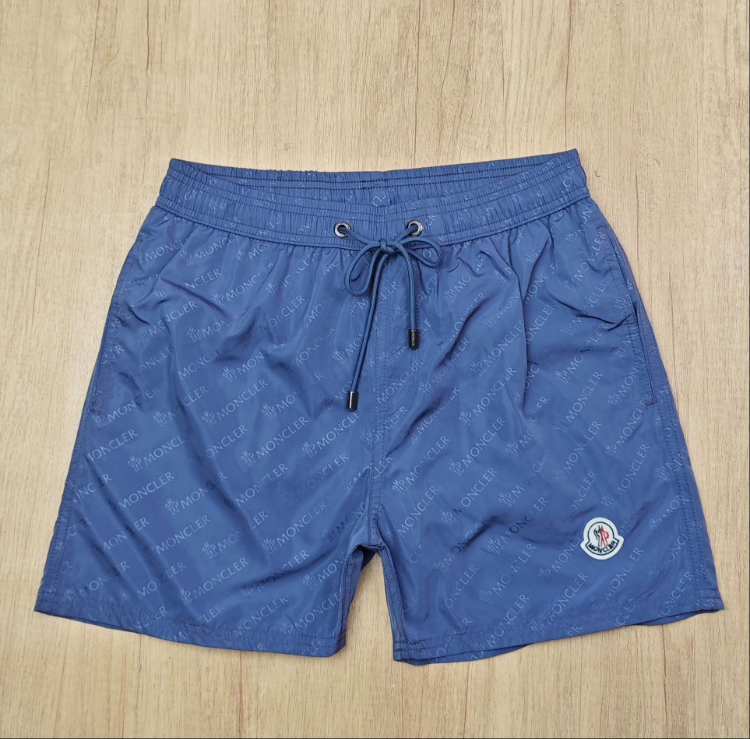 Moncler Monogram Print Black Swim Shorts - 6