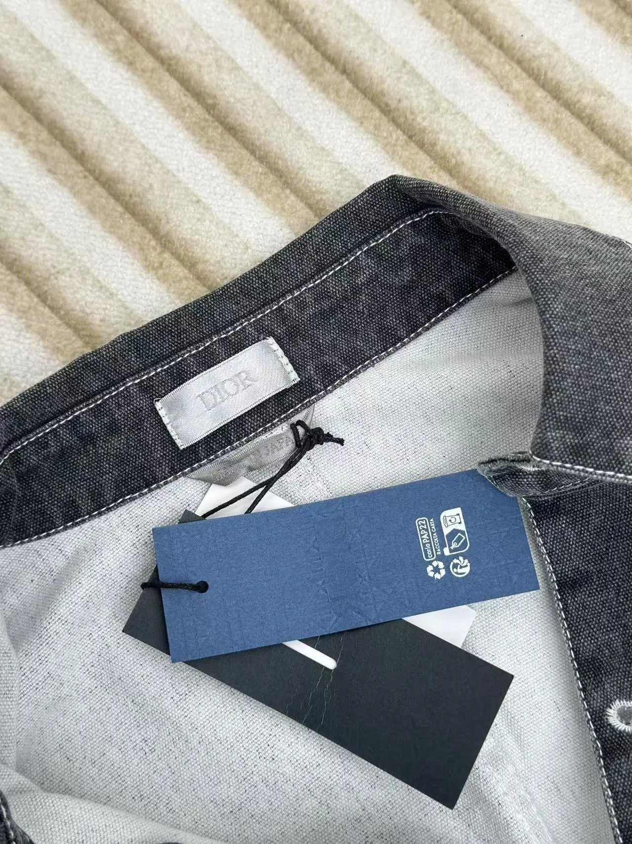 Saint Laurent Denim Workwear Jacket Gray - 21