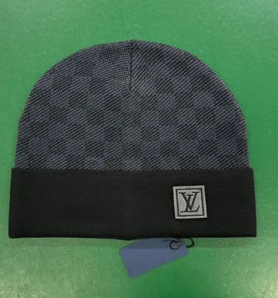Louis Vuitton Damier Graphite Beanie Hat - 1