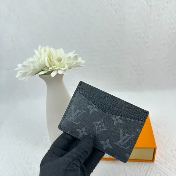 Louis Vuitton Monogram Eclipse Card Holder Black - 1