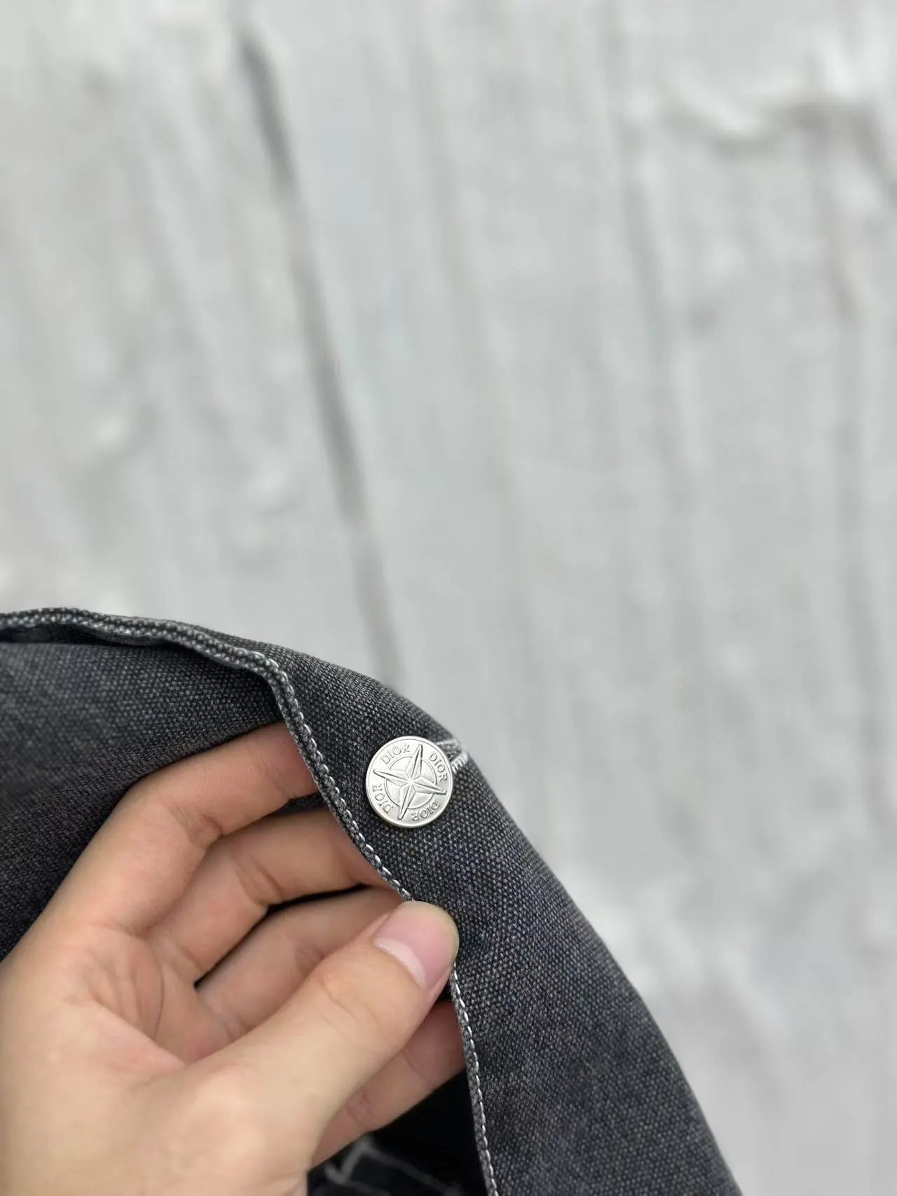 Saint Laurent Denim Workwear Jacket Gray - 22