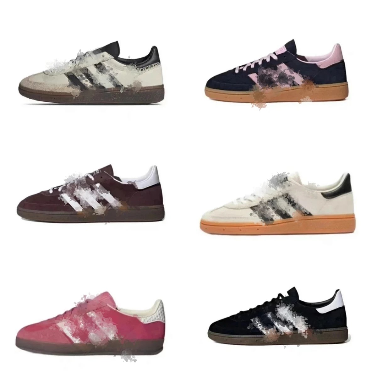 Adidas Originals Samba OG Green and Burgundy Sneakers - 4