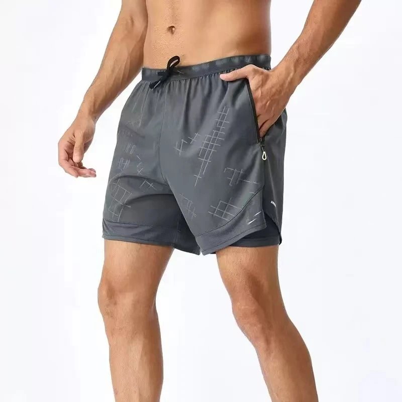 Design Grid-Printed Technical Joggers Black Pants - 10
