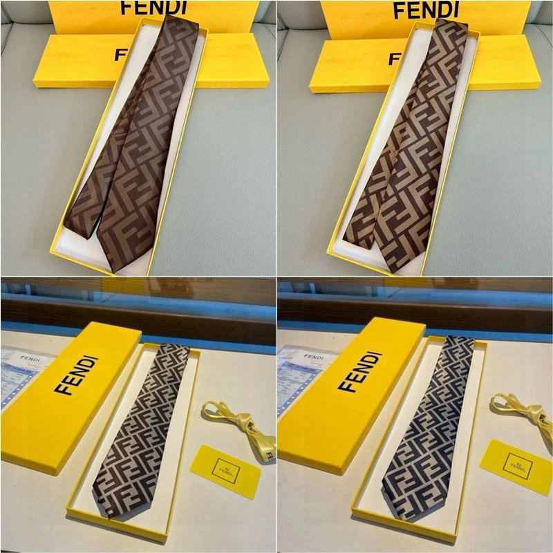 Fendi Zucca Print Necktie [4 s