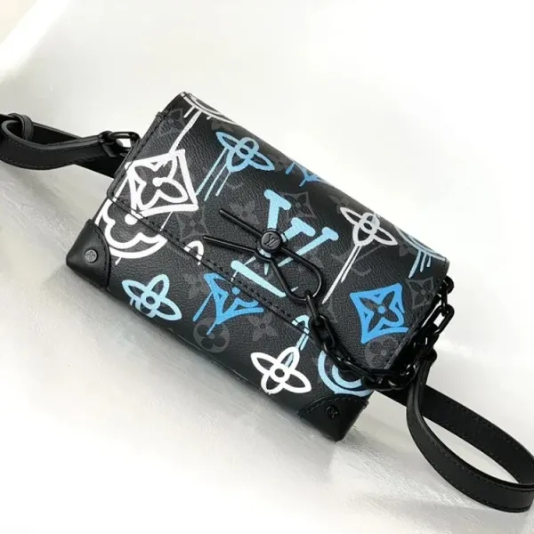 Louis Vuitton x Virgil Abloh Monogram Graffiti Black Crossbody Bag - 1