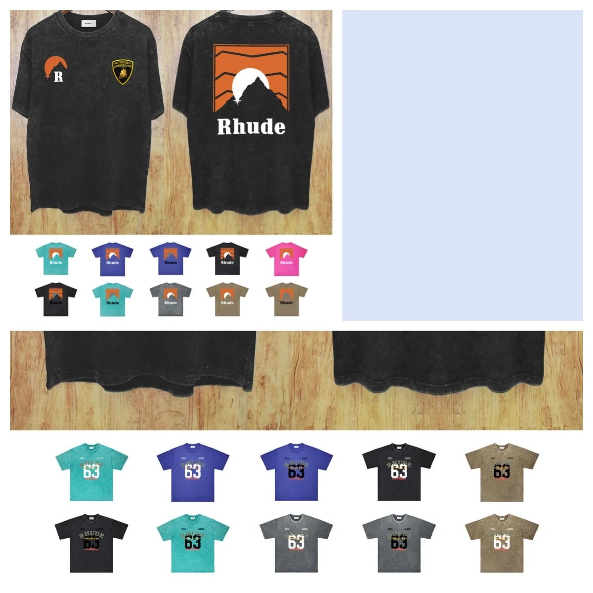 Rhude Mountain Sunset T-Shirt 