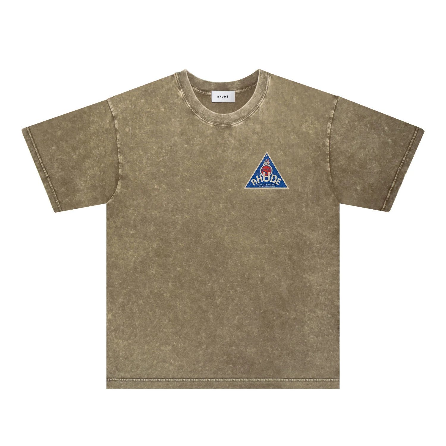 Rhude T-Shirts Washed Graphic — 11#