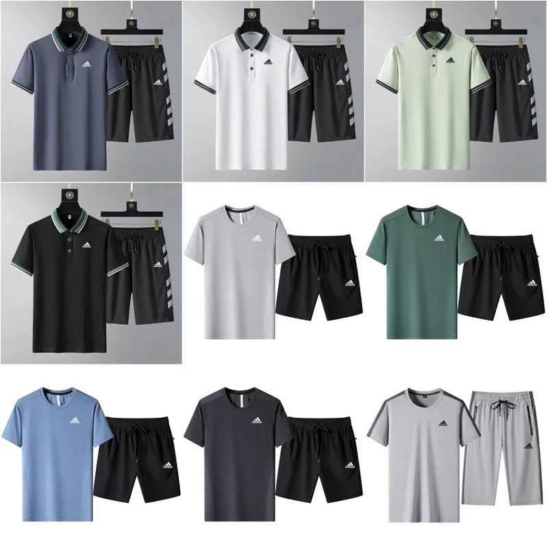 Adidas Polo T-Shirt/Shorts Set