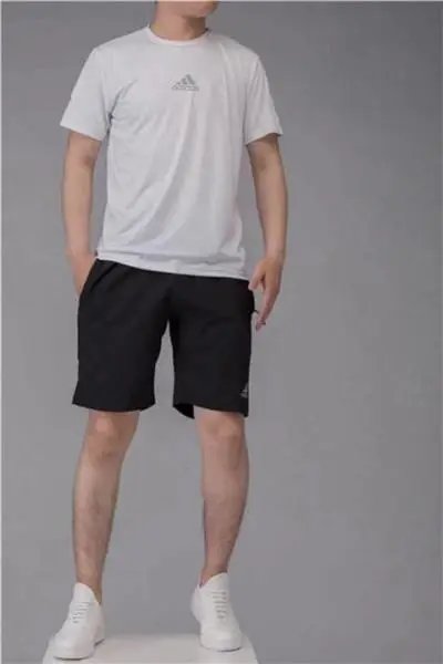 Adidas Matching Sets Short-Sleeve T-Shirt and Shorts Set — AD88311 White