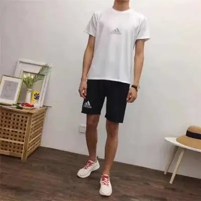 adidas Matching Sets Short-sleeve T-shirt and shorts set — AD3938 White
