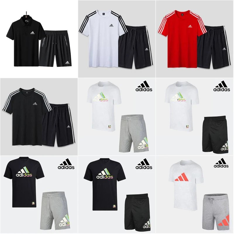 Adidas T-Shirt/Shorts Sets [39