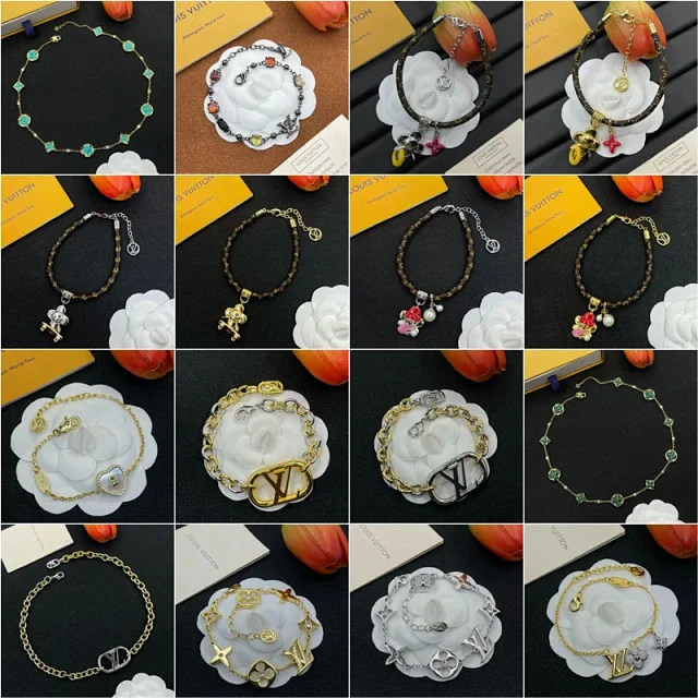 Louis Vuitton Jewelry Monogram flower charm bracelet product detail image 1