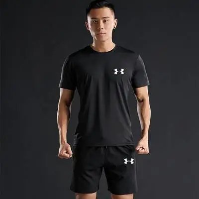 adidas Matching Sets Short-sleeve T-shirt and shorts set — ADM035520 black