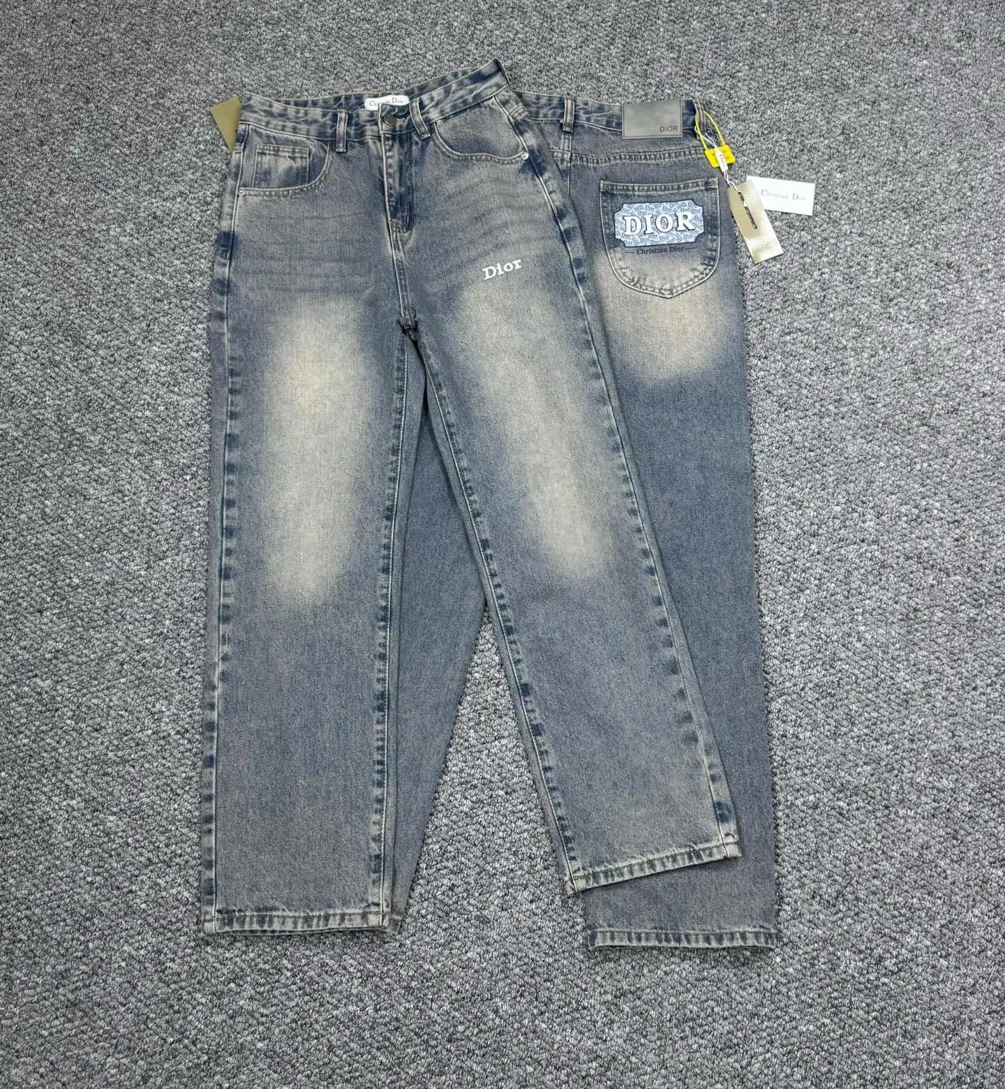 Dior Jeans Logo-Embroidered — 5