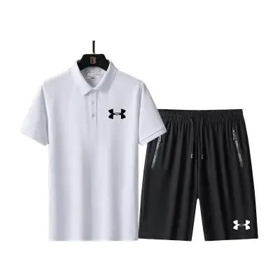 adidas Matching Sets Short-sleeve T-shirt and shorts set — ADM5322POLO white