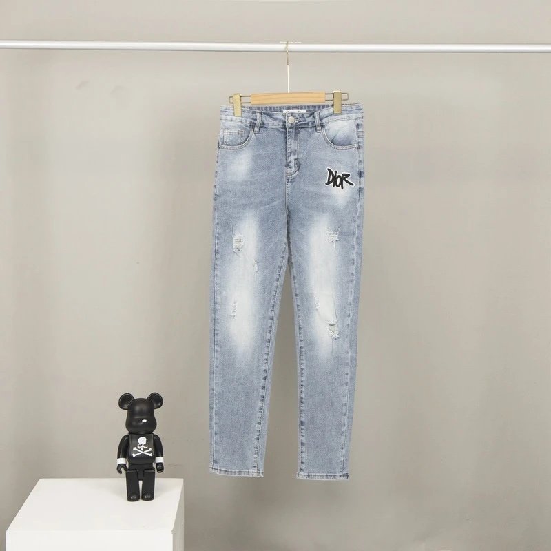 Dior Jeans Logo-Embroidered — 4