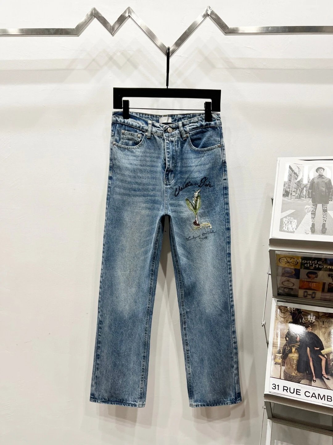Dior Jeans Logo-Embroidered — 1