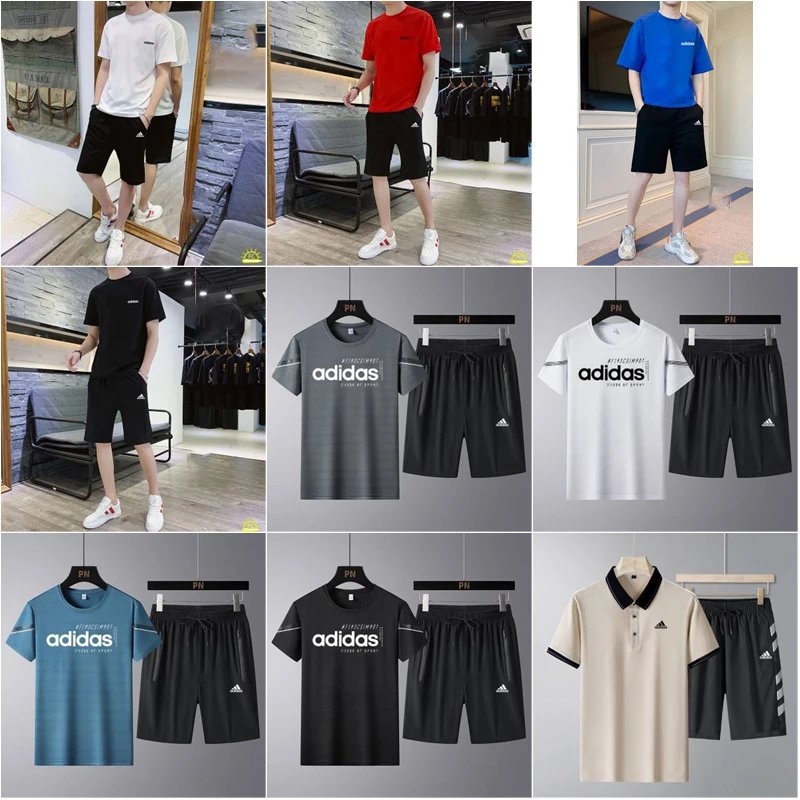 Adidas T-Shirt/Shorts Set [40 
