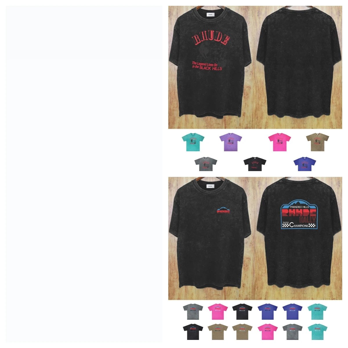 RHUDE Black Hills Rally Acid W