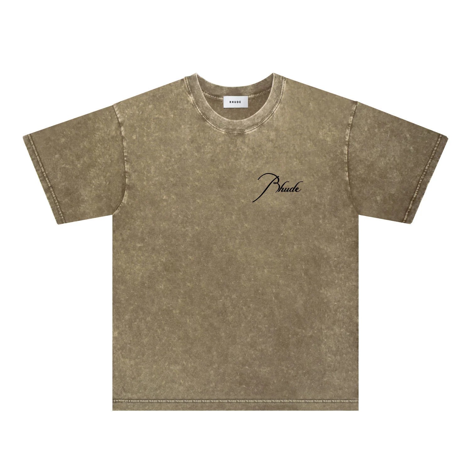 Rhude T-Shirts Washed Graphic — 14#