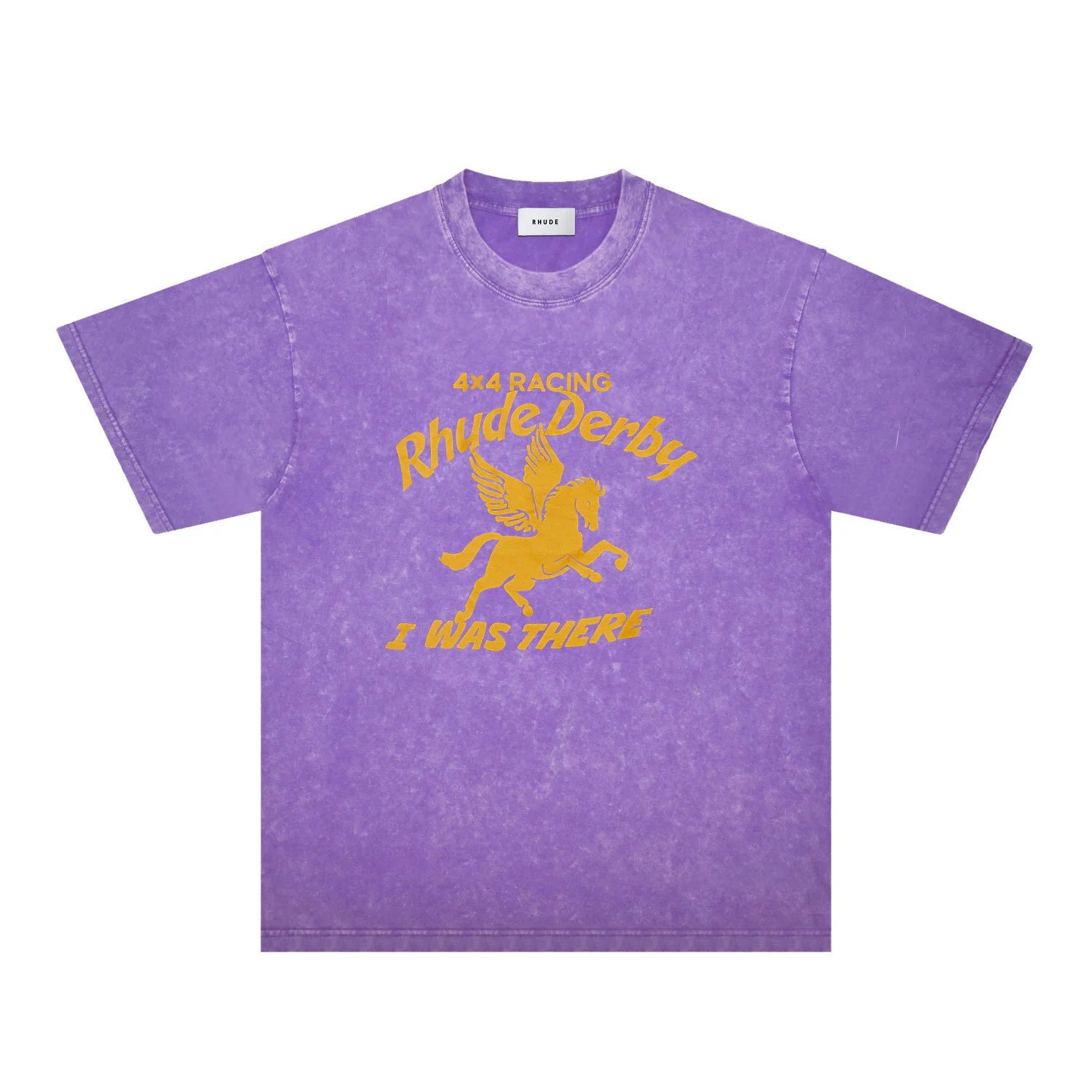 Rhude T-Shirts Oversized Graphic T-Shirt — 2#