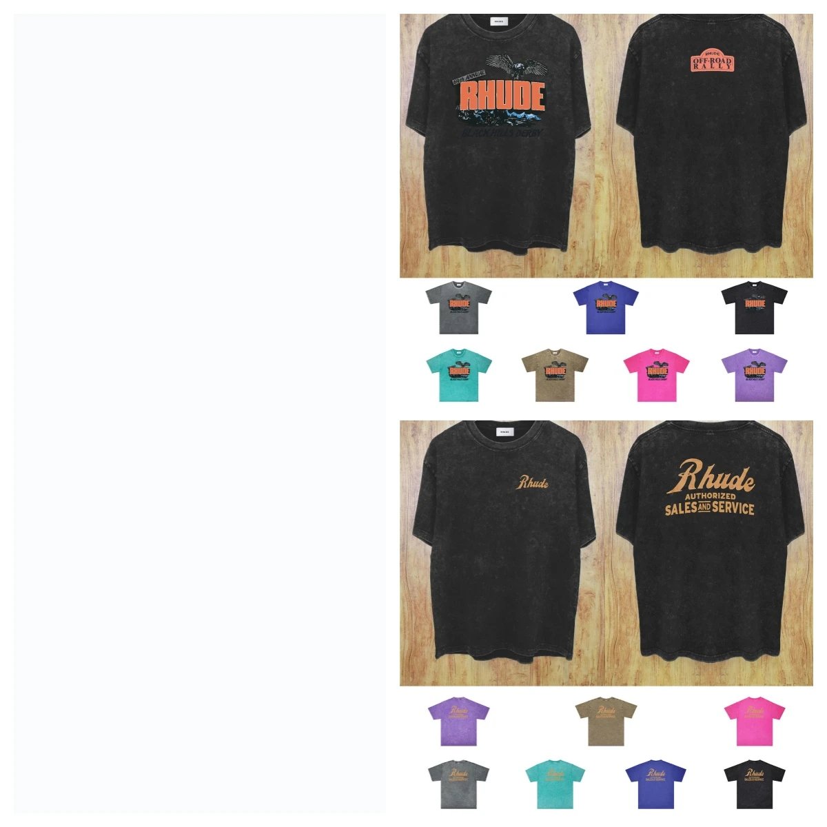 Rhude Vintage Wash T-Shirt [12