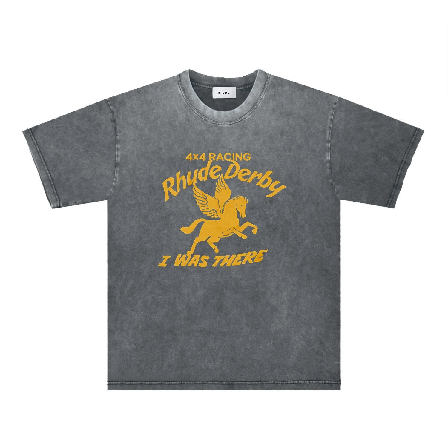 Rhude T-Shirts Oversized Graphic T-Shirt — 14#